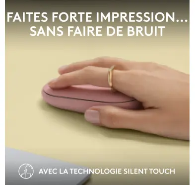 Souris Logitech Wireless Mouse Pebble 2 M350s Rose