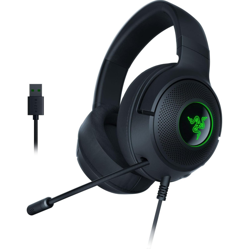 Micro Casque Razer Kraken V3 X USB Noir