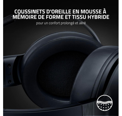 Micro Casque Razer Kraken V3 X USB Noir