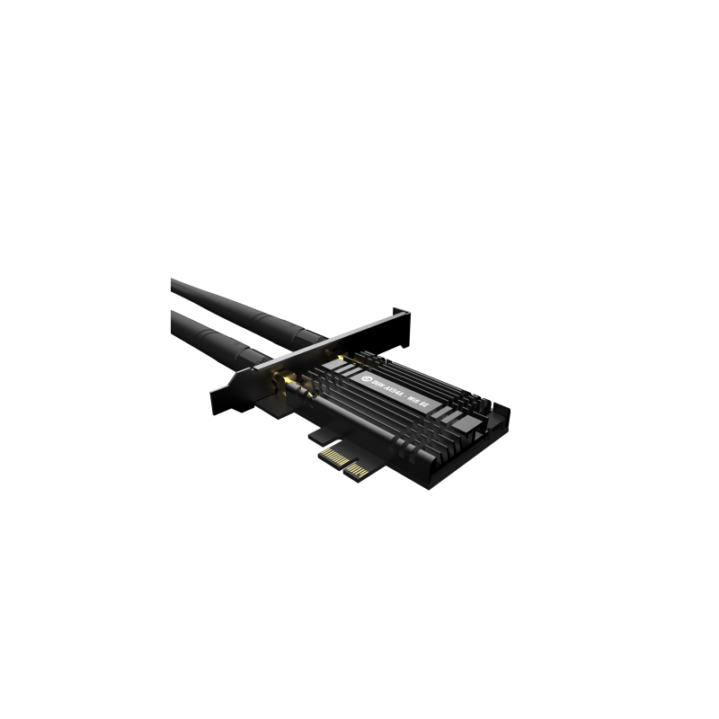 Carte PCI-Express Wifi 6E Bluetooth 5.2 D by M.RED Wazo 6E DUN-AX54A