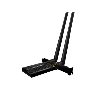 Carte PCI-Express Wifi 6E Bluetooth 5.2 D by M.RED Wazo 6E DUN-AX54A