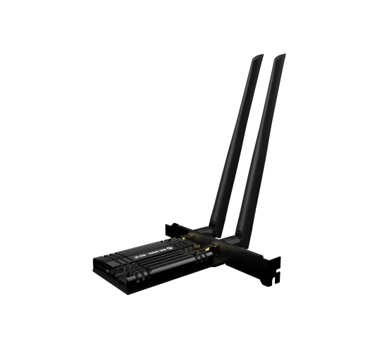 Carte PCI-Express Wifi 6E Bluetooth 5.2 D by M.RED Wazo 6E DUN-AX54A
