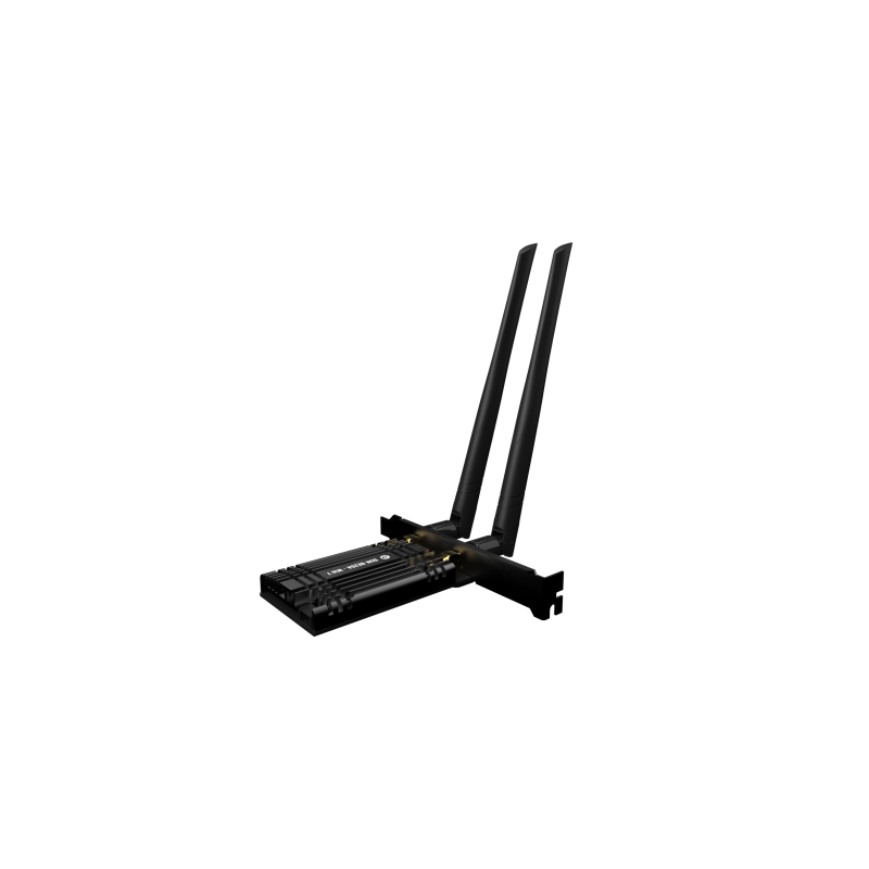 Carte PCI-Express Wifi 7 Bluetooth 5.4 D by M.RED Wazo 7 DUN-BE20A