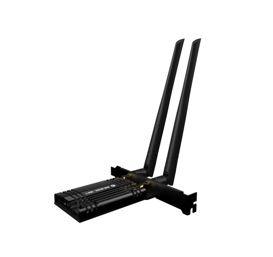 Carte PCI-Express Wifi 7 Bluetooth 5.4 D by M.RED Wazo 7 DUN-BE20A