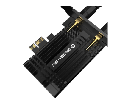 Carte PCI-Express Wifi 7 Bluetooth 5.4 D by M.RED Wazo 7 DUN-BE20A