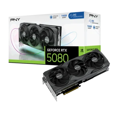 Carte Graphique PNY RTX 5080 16Go OC Triple Fan