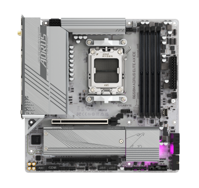 Carte Mère Gigabyte B650M AORUS ELITE AX ICE mATX AM5 DDR5 WIFI 6E