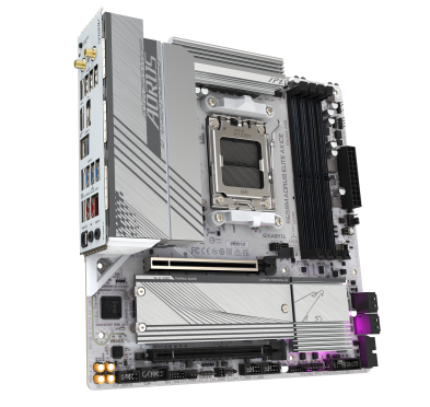 Carte Mère Gigabyte B650M AORUS ELITE AX ICE mATX AM5 DDR5 WIFI 6E
