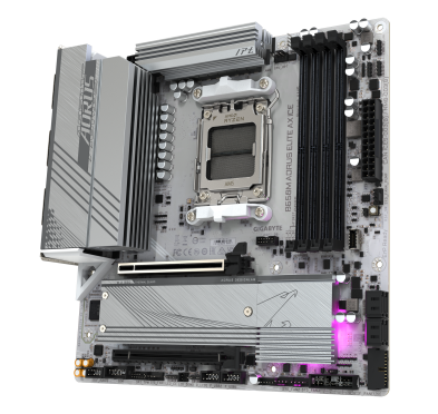 Carte Mère Gigabyte B650M AORUS ELITE AX ICE mATX AM5 DDR5 WIFI 6E