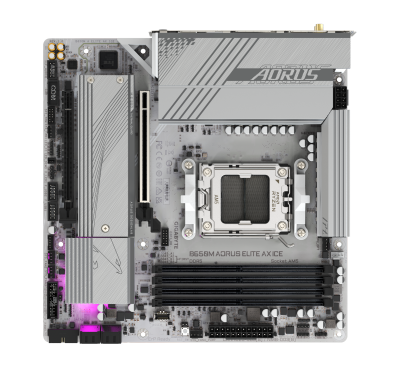 Carte Mère Gigabyte B650M AORUS ELITE AX ICE mATX AM5 DDR5 WIFI 6E