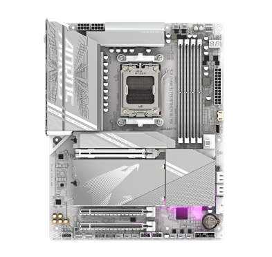 Carte Mère Gigabyte X870 AORUS ELITE WIFI7 ICE ATX AM5 DDR5 Wifi 7