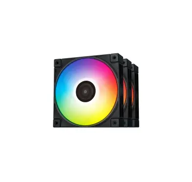 Kit 3x Ventilateurs DeepCool FC120 ARGB PWM Noir