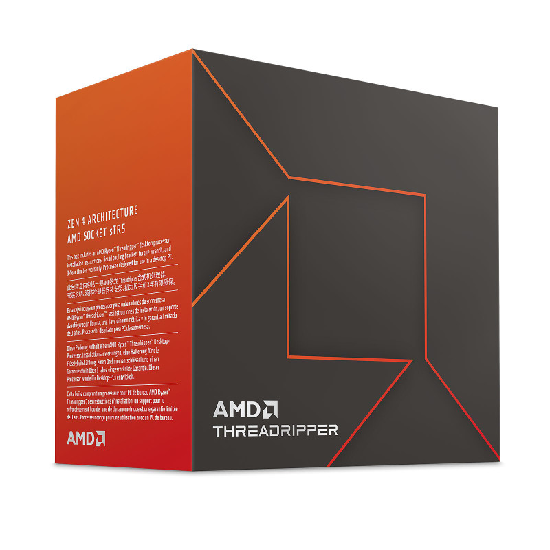 Processeur AMD Ryzen Threadripper 7960X 5.3Ghz 24Core 350W sTR5 Tray Processeur AMD Ryzen Threadripper 7960X 5.3Ghz 24Core 350W sTR5 Tray