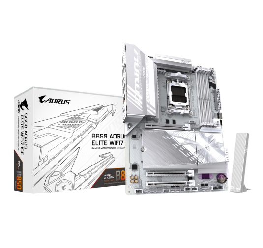 Carte Mère Gigabyte B850 AORUS ELITE WIFI7 ICE ATX AM5 DDR5 Wifi 7