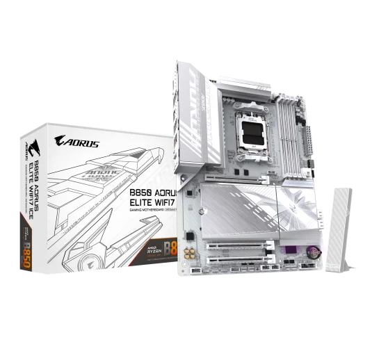 Carte Mère Gigabyte B850 AORUS ELITE WIFI7 ICE ATX AM5 DDR5 Wifi 7