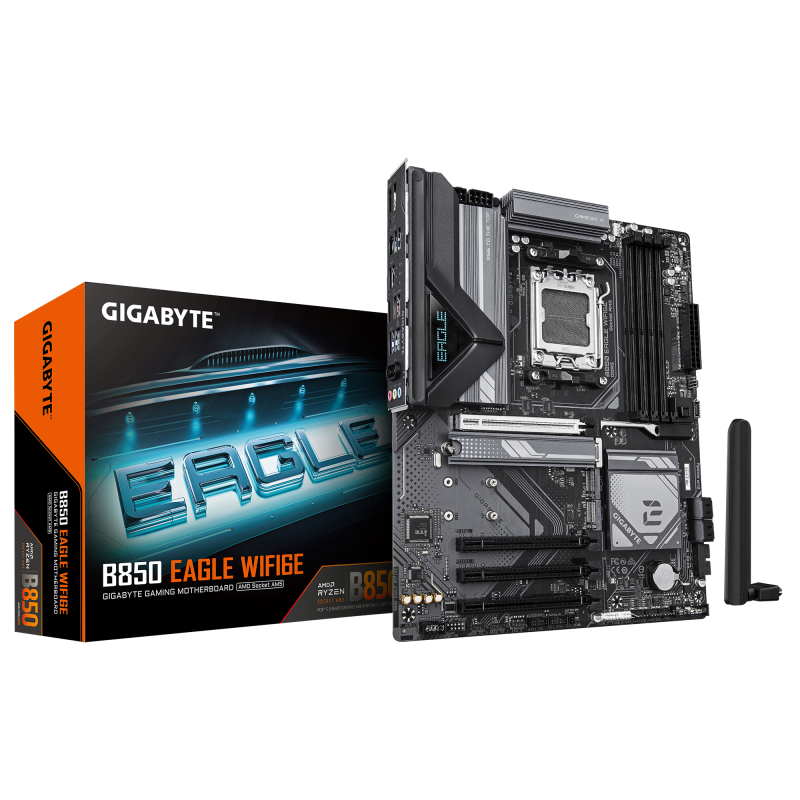 Carte Mère Gigabyte B850 EAGLE WIFI6E ATX AM5 DDR5 Wifi 6E Carte Mère Gigabyte B850 EAGLE WIFI6E ATX AM5 DDR5 Wifi 6E