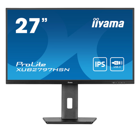Ecran iiyama 27" XUB2797HSN-B2 1920x1080 100Hz 1ms Dock USB-C 65Watts