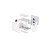 Boitier DeepCool CG530 4F WH ARGB Blanc Boitier DeepCool CG530 4F WH ARGB Blanc