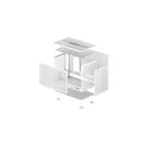 Boitier DeepCool CH160 WH Mini-ITX Blanc Boitier DeepCool CH160 WH Mini-ITX Blanc