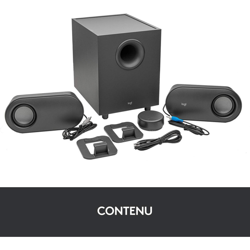 Haut-parleurs Logitech Z407 Kit 2.1 40 Watts RMS Bluetooth