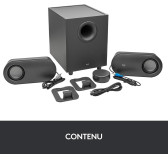 Haut-parleurs Logitech Z407 Kit 2.1 40 Watts RMS Bluetooth Haut-parleurs Logitech Z407 Kit 2.1 40 Watts RMS Bluetooth