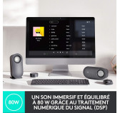 Haut-parleurs Logitech Z407 Kit 2.1 40 Watts RMS Bluetooth Haut-parleurs Logitech Z407 Kit 2.1 40 Watts RMS Bluetooth