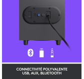 Haut-parleurs Logitech Z407 Kit 2.1 40 Watts RMS Bluetooth Haut-parleurs Logitech Z407 Kit 2.1 40 Watts RMS Bluetooth