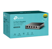 Switch RJ45 TP-Link TL-SG105PE 10/100/1000 Mbps 5 Ports 4xPoE+ Switch RJ45 TP-Link TL-SG105PE 10/100/1000 Mbps 5 Ports 4xPoE+