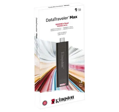 Clé USB Type C 3.2 1To Kingston DataTraveler Max