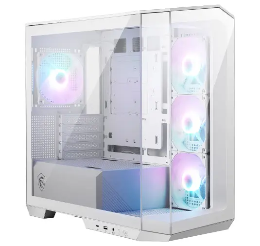 Boitier MSI MAG PANO M100R PZ Blanc ARGB - MSI Project Zero
