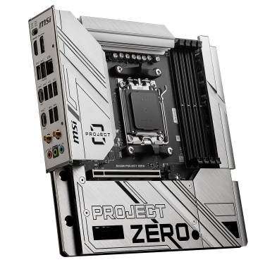 Carte Mère MSI B650M PROJECT ZERO mATX AM5 DDR5 WIFI 6E