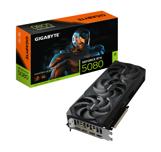 Carte Graphique Gigabyte RTX 5080 WINDFORCE OC 16G