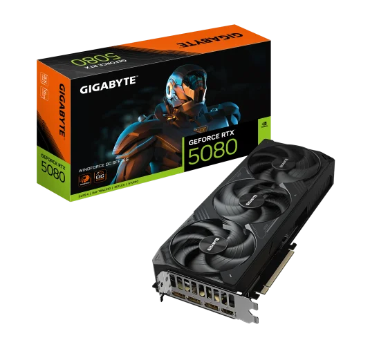 Carte Graphique Gigabyte RTX 5080 WINDFORCE OC 16G
