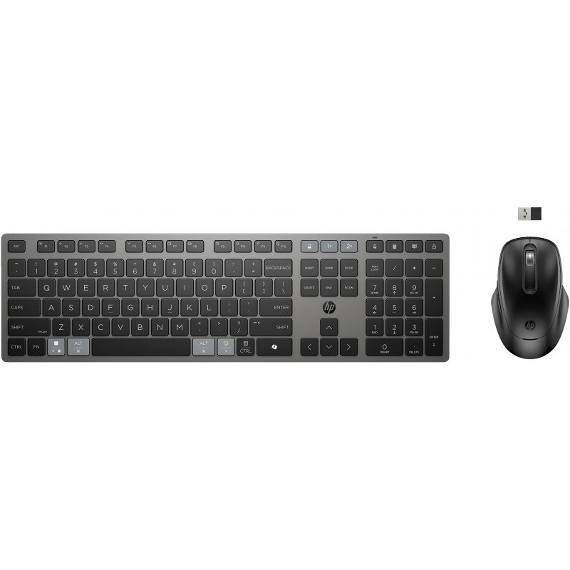 Clavier Souris HP 725 Bluetooth Wireless rechargeable Clavier Souris HP 725 Bluetooth Wireless rechargeable