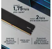DDR5 Crucial PRO 96Go Kit 2x48Go 5600Mhz CP2K48G56C46U5 DDR5 Crucial PRO 96Go Kit 2x48Go 5600Mhz CP2K48G56C46U5
