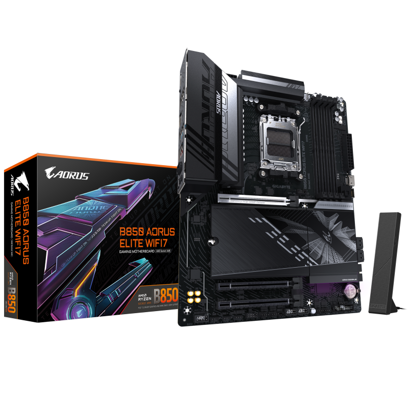 Carte Mère Gigabyte B850 AORUS ELITE WIFI7 ATX AM5 DDR5 Wifi 7 Carte Mère Gigabyte B850 AORUS ELITE WIFI7 ATX AM5 DDR5 Wifi 7
