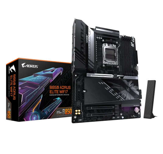 Carte Mère Gigabyte B850 AORUS ELITE WIFI7 ATX AM5 DDR5 Wifi 7