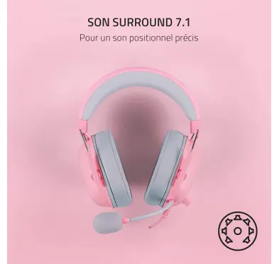 Micro Casque Razer Blackshark V2 X Quartz