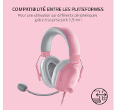 Micro Casque Razer Blackshark V2 X Quartz Micro Casque Razer Blackshark V2 X Quartz