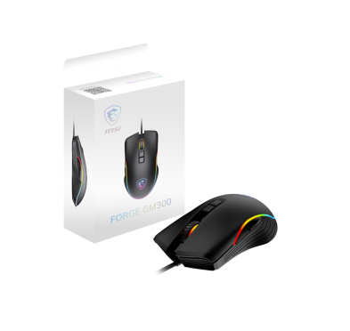 Souris MSI FORGE GM300 Noir Gaming RGB