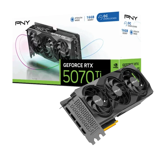 Carte Graphique PNY RTX 5070 Ti 16Go OC Triple Fan