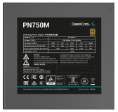 Alimentation DeepCool PN750-M 750 Watts 80Plus Gold ATX 3.1 Alimentation DeepCool PN750-M 750 Watts 80Plus Gold ATX 3.1