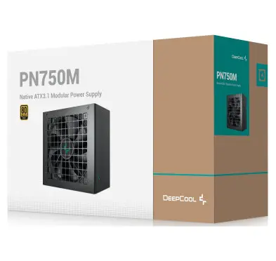 Alimentation DeepCool PN750-M 750 Watts 80Plus Gold ATX 3.1