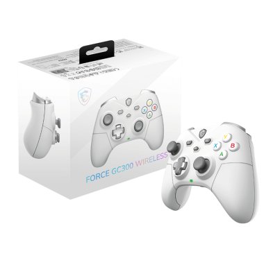 GamePad MSI Force GC300 WIRELESS White GAMING Sans Fil PC/Android