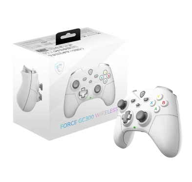 GamePad MSI Force GC300 WIRELESS White GAMING Sans Fil PC/Android