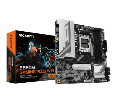 Carte Mère Gigabyte B650M GAMING PLUS WIFI AX mATX AM5 DDR5