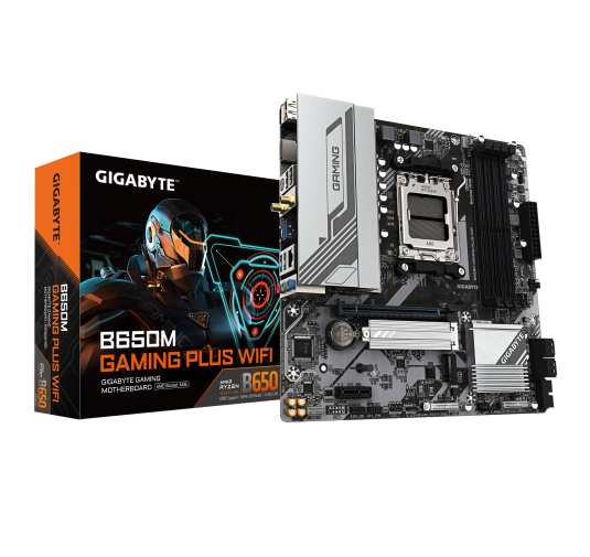 Carte Mère Gigabyte B650M GAMING PLUS WIFI AX mATX AM5 DDR5