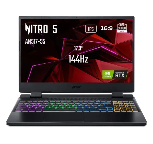 PC Acer Nitro AN517-55-5901 17.3" i5-12450H 16Go 512Go RTX4060 W11