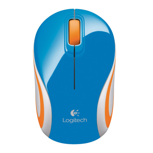 Souris Logitech Wireless Mini Mouse M187 Bleu Logitech - 4 Souris Logitech Wireless Mini Mouse M187 Bleu Logitech - 4