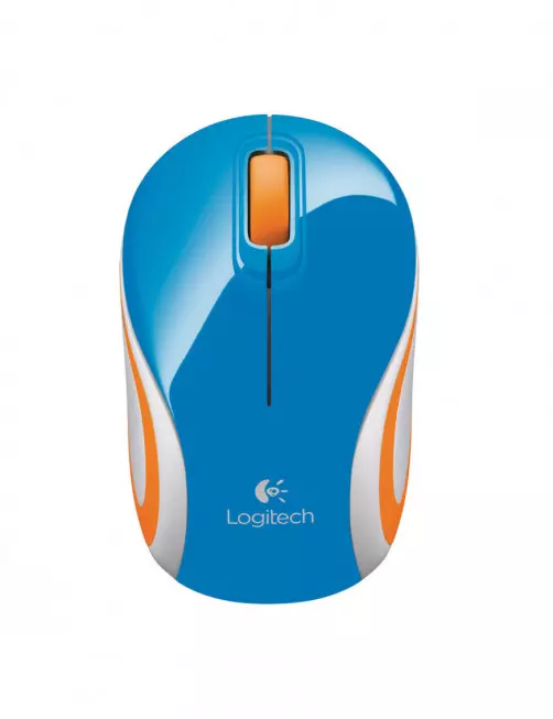 Souris Logitech Wireless Mini Mouse M187 Bleu Logitech - 4